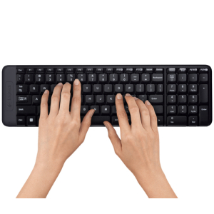 Logitech Wireless Combo MK220 teclado Ratón incluido RF inalámbrico QWERTY Inglés Negro