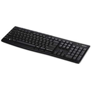 Logitech Wireless Keyboard K270 teclado RF inalámbrico AZERTY Belga Negro