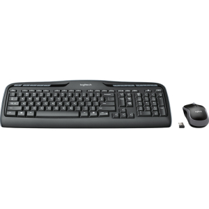 Logitech Wireless Combo MK330 teclado Ratón incluido USB QWERTY Inglés Negro