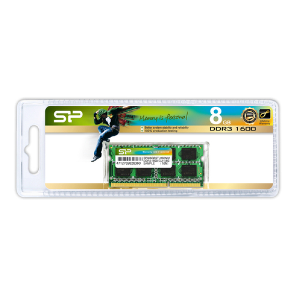 Silicon Power 8GB DDR3 1600 MHz módulo de memoria 1 x 8 GB