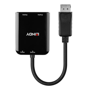 Alternative view of Lindy 38433 adaptador de cable de vídeo DisplayPort 2 x HDMI