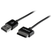 StarTech.com Cable 50cm USB 2.0 Cargador y Datos para Asus Transformer Tablet - Negro