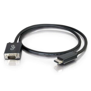 C2G 84331 adaptador de cable de vídeo 1 m DisplayPort VGA (D-Sub) Negro