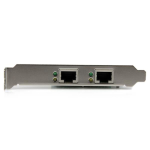 StarTech.com Adaptador Tarjeta de Red NIC PCI Express PCI-E de 2 Puertos Ethernet Gigabit RJ45 StarTech.com Adaptador Tarjeta de Red NIC PCI Express PCI-E de 2 Puertos Ethernet Gigabit RJ45