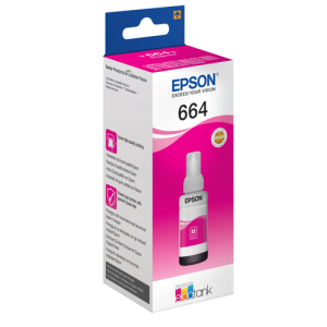 Alternative view of Epson 664 Ecotank Magenta ink bottle (70ml)