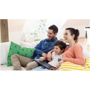 Logitech K400 Plus Tv teclado RF inalámbrico AZERTY Belga Negro