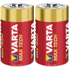 Varta MAX TECH 2x Alkaline C Batería de un solo uso Alcalino