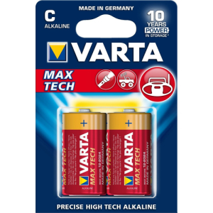 Alternative view of Varta MAX TECH 2x Alkaline C Batería de un solo uso Alcalino