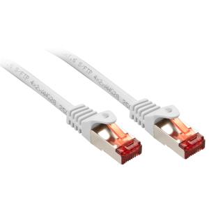 Lindy Cat.6 S/FTP 0.5m cable de red Blanco 0