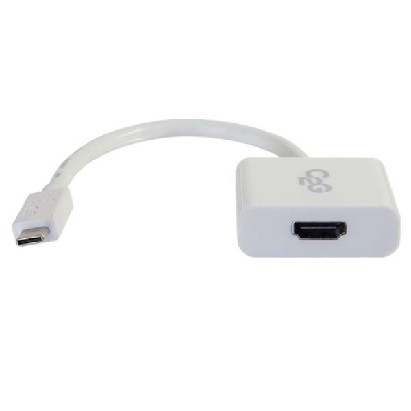 C2G USB3.1-C/HDMI Adaptador gráfico USB 3840 x 2160 Pixeles Blanco
