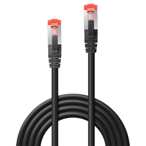 Alternative view of Lindy 47780 cable de red Negro 3 m Cat6 S/FTP (S-STP)