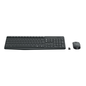 Logitech MK235 teclado Ratón incluido USB QWERTY Italiano Gris