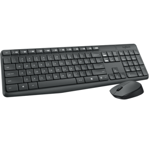 Logitech MK235 teclado Ratón incluido RF inalámbrico Húngaro Gris