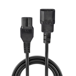 Alternative view of Lindy 30314 cable de transmisión Negro 2 m C14 acoplador C15 acoplador