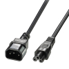 Lindy 30342 cable de transmisión Negro 3 m C14 acoplador C5 acoplador Lindy 30342 cable de transmisión Negro 3 m C14 acoplador C5 acoplador