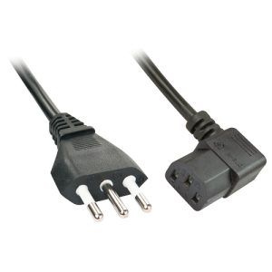 Lindy 30346 cable de transmisión Negro 2 m C13 acoplador