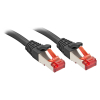 Lindy RJ-45 Cat.6 S/FTP 20m cable de red Negro Cat6 S/FTP (S-STP)