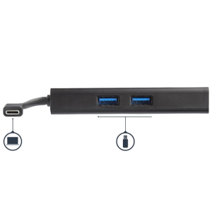 StarTech.com Adaptador Multipuertos USB-C - Docking Station Portátil USB-C 4K HDMI - con Entrega de Potencia de 60W - GbE - Hub 2x USB-A 3.0- Mini Dock Portátil USB Tipo C para Portátiles StarTech.com Adaptador Multipuertos USB-C - Docking Station Portátil USB-C 4K HDMI - con Entrega de Potencia de 60W - GbE - Hub 2x USB-A 3.0- Mini Dock Portátil USB Tipo C para Portátiles