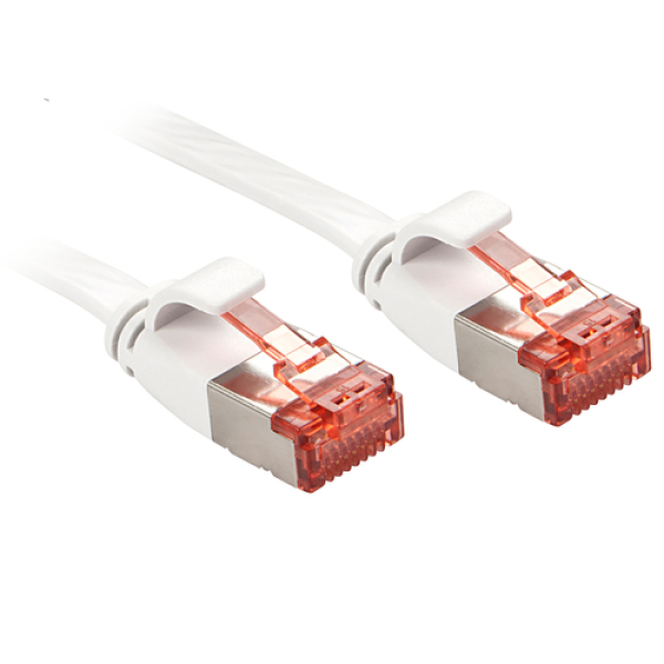 Lindy RJ45 Cat.6 U/FTP 0.3m cable de red Blanco 0