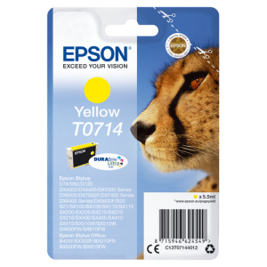 Epson Cartucho T0714 amarillo (etiqueta RF)