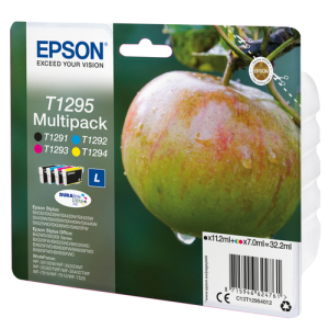 Alternative view of Epson Apple Multipack T1295 4 colores (etiqueta RF)