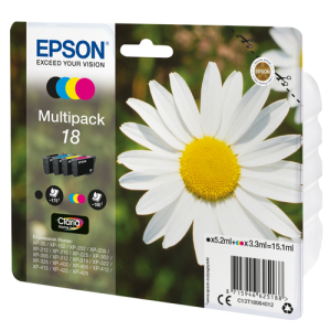 Alternative view of Epson Daisy Multipack 18 4 colores (etiqueta RF)