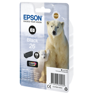 Alternative view of Epson Polar bear Cartucho 26 negro foto