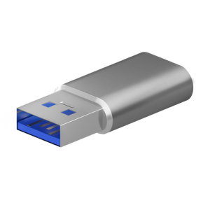 AISENS Mini Adaptador USB 3.2 Gen2 / USB 2.0 3A