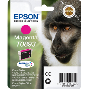 Epson Monkey Cartucho T0893 magenta