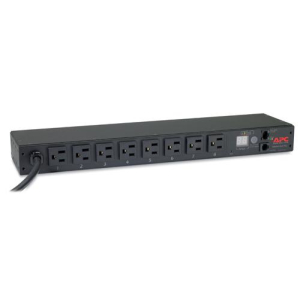 Alternative view of APC AP7800B unidad de distribución de energía (PDU) 8 salidas AC 1U Negro