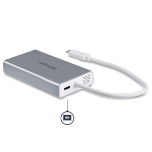StarTech.com Adaptador Multipuertos USB-C - Docking Station Portátil USB-C 4K HDMI - Entrega de Potencia 60W - GbE - Hub 2x USB-A 3.0- Mini Dock Portátil USB C para Portátiles - Blanco StarTech.com Adaptador Multipuertos USB-C - Docking Station Portátil USB-C 4K HDMI - Entrega de Potencia 60W - GbE - Hub 2x USB-A 3.0- Mini Dock Portátil USB C para Portátiles - Blanco