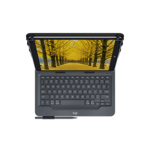 Logitech Universal Folio with integrated keyboard for 9-10 inch tablets Negro Bluetooth QWERTY Italiano