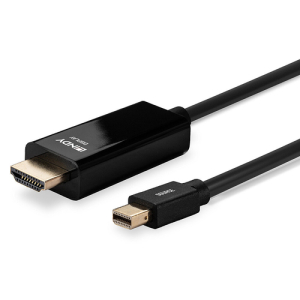 Lindy 36927 adaptador de cable de vídeo DisplayPort HDMI tipo A (Estándar) Negro