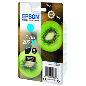 Epson Kiwi Singlepack Cyan 202XL Claria Premium Ink Epson Kiwi Singlepack Cyan 202XL Claria Premium Ink