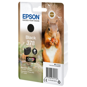 Alternative view of Epson Squirrel Singlepack Black 378 Claria Photo HD Ink
