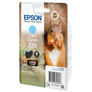 Alternative view of Epson Squirrel Singlepack Light Cyan 378 Claria Photo HD Ink