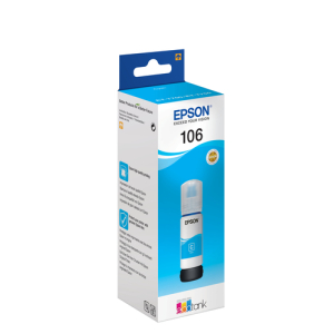 Alternative view of Epson 106 EcoTank Cyan ink bottle
