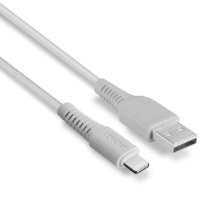 Lindy 31326 cable USB 1 m USB 2.0 USB A Blanco