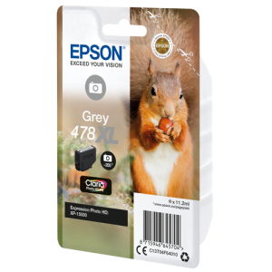 Epson Squirrel Singlepack Grey 478XL Claria Photo HD Ink Epson Squirrel Singlepack Grey 478XL Claria Photo HD Ink