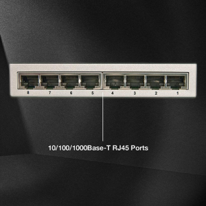 Alternative view of Lindy 25045 switch Gestionado Gigabit Ethernet (10/100/1000) Energía sobre Ethernet (PoE) Plata