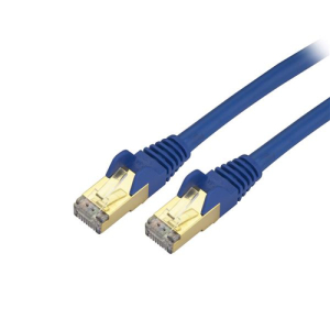 StarTech.com C6ASPAT10BL cable de red Azul 3 m Cat6a U/FTP (STP)
