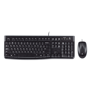 Logitech Desktop MK120 teclado Ratón incluido USB QWERTY Italiano Negro