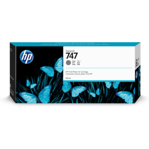 HP 747 - 300 ml - gris - original - DesignJet - cartucho de tinta - para DesignJet Z9+ PostScript, Z9+dr, Z9+dr PostScript
