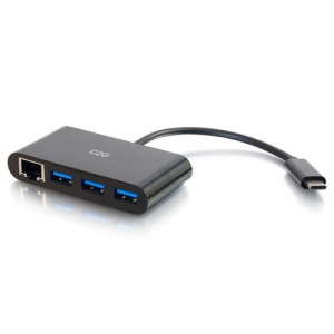 C2G 82406 hub de interfaz USB 3.2 Gen 1 (3.1 Gen 1) Type-C 5000 Mbit/s Negro