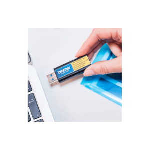 Brother CZ-1004 - Rollo (2,54 cm x 5 m) 1 bobina(s) etiquetas continuas - para Brother VC-500W