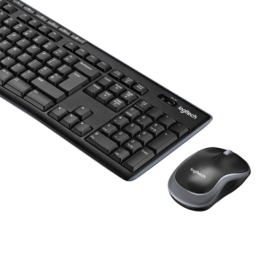Logitech Wireless Combo MK270 teclado Ratón incluido USB AZERTY Belga Negro