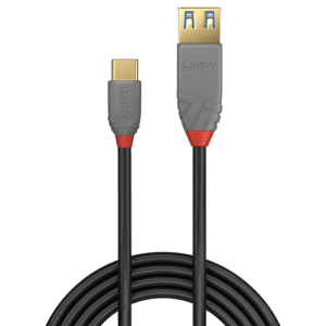 15 m USB 3.2 Gen 2 (3.1 Gen 2) USB C USB A Negro