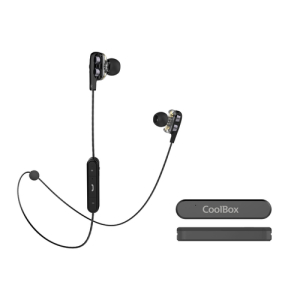 AURICULAR IN-EAR + MIC COOLBOX COOLTWIN DUAL DRIVE BLUETOOTH BLACK AURICULAR IN-EAR + MIC COOLBOX COOLTWIN DUAL DRIVE BLUETOOTH BLACK