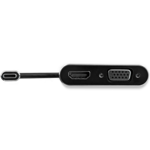 StarTech.com Adaptador USB-C a VGA y HDMI - 2en1 - 4K 30Hz - Gris Espacial - Adaptador Gráfico Externo USB Tipo C StarTech.com Adaptador USB-C a VGA y HDMI - 2en1 - 4K 30Hz - Gris Espacial - Adaptador Gráfico Externo USB Tipo C