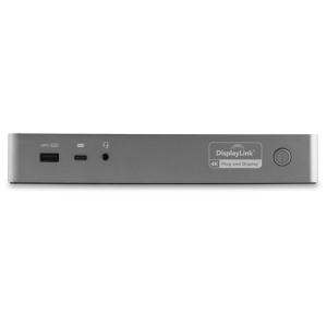 StarTech.com Docking Station Universal para Portátil - Replicador de Puertos Híbrido USB-C/-A - 2x HDMI y DP 4K - PD 100W - Mac / Windows / Chrome OS - Hub Ladrón de 4 Puertos USB - Ethernet